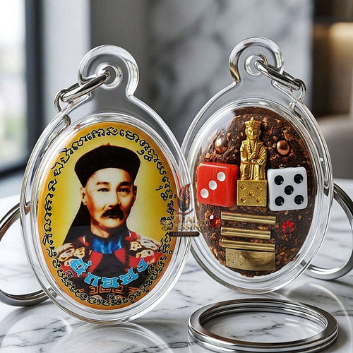 Thai Amulet Gambling Luck, Lottery Win & Wealth Attraction Masterpiece Chao Pho Yi Go Hong Locket Edition Luang Pu Yen Wat Kaeng Sadao Thai Blessing Co By RURUECHA