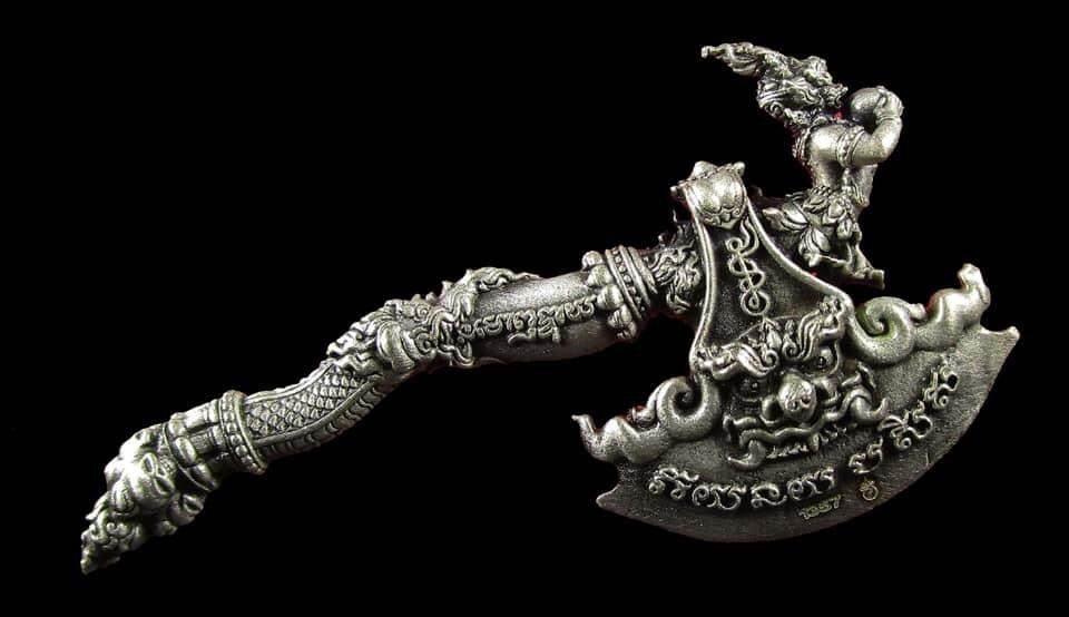 Great Axe Amulet Silver Talisman for Protection and Prosperity