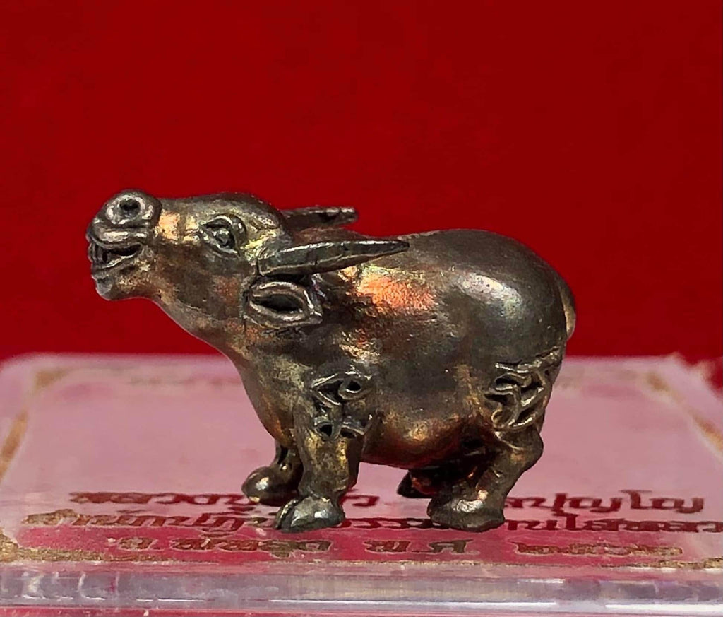 Kwai Thanhu Maha Lap Amulet - Lucky Buffalo Talisman for Prosperity and Good Fortune