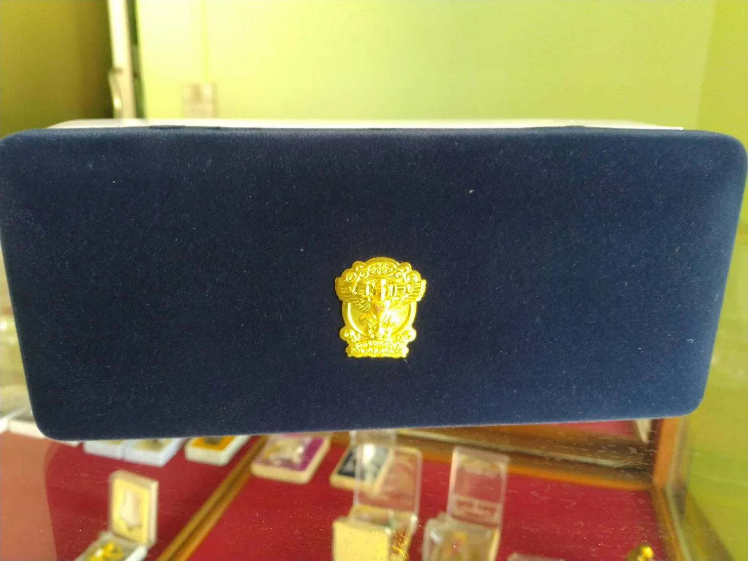 Thai Garuda Amulet Set - 140th Anniversary Collector’s Set (3 Pieces) in Silver, Gold & Rose Gold-Plated Alloy | Wat Kruttharam, Ayutthaya