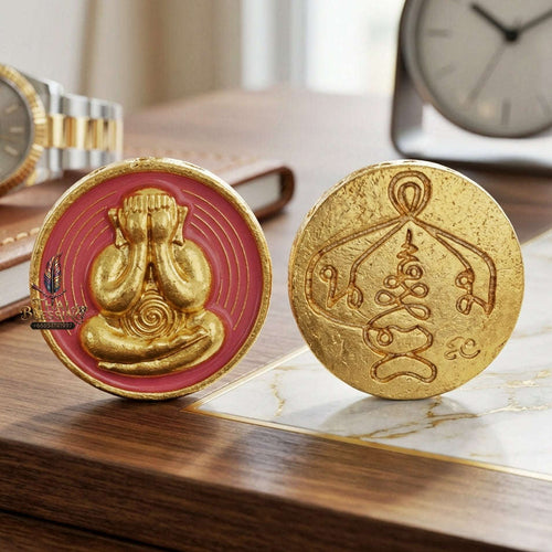 Thai Amulet Maha Lap & Kaa Khaay Ultimate Wealth-Attraction Curio — 2022 Sovereign Phra Pidta Met Kradum Ajarn Plian Hathayanont Thai Blessing Co By RURUECHA