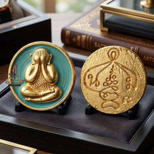 Thai Amulet Maha Lap & Kaa Khaay Ultimate Wealth-Attraction Curio — 2022 Sovereign Phra Pidta Met Kradum Ajarn Plian Hathayanont Thai Blessing Co By RURUECHA