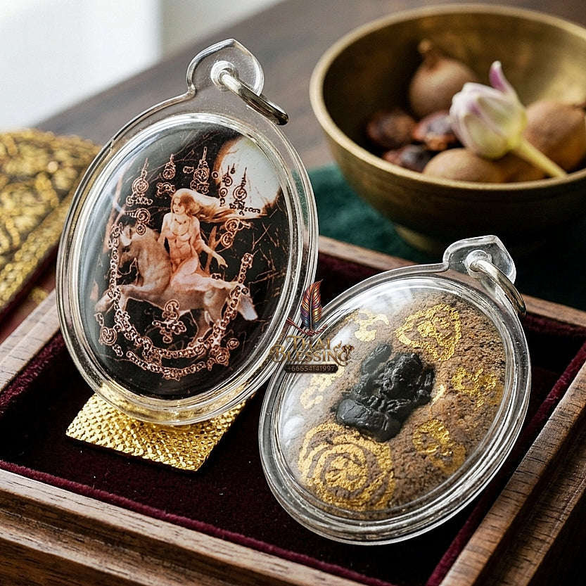 Thai Amulet Maha Saneh & Divine Feminine Grace Ultimate Masterpiece — Sovereign Thida Thep Goddess Locket Edition Thai Blessing Co By RURUECHA