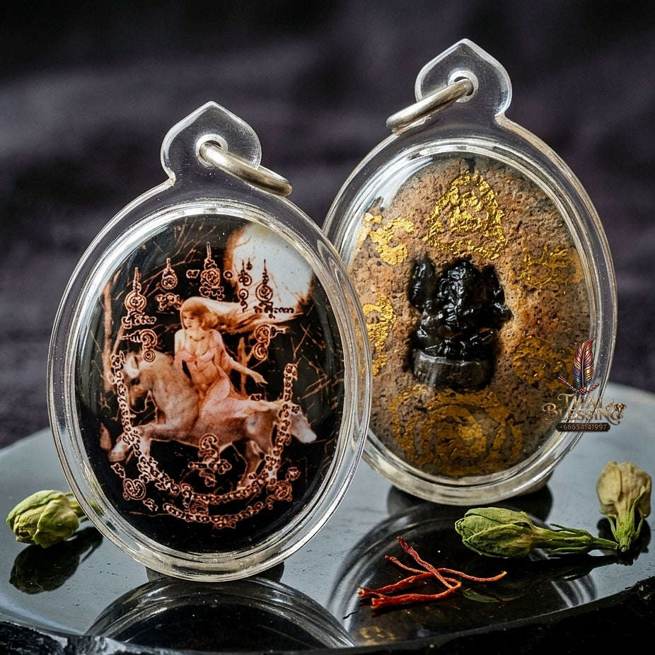 Thai Amulet Maha Saneh & Divine Feminine Grace Ultimate Masterpiece — Sovereign Thida Thep Goddess Locket Edition Thai Blessing Co By RURUECHA