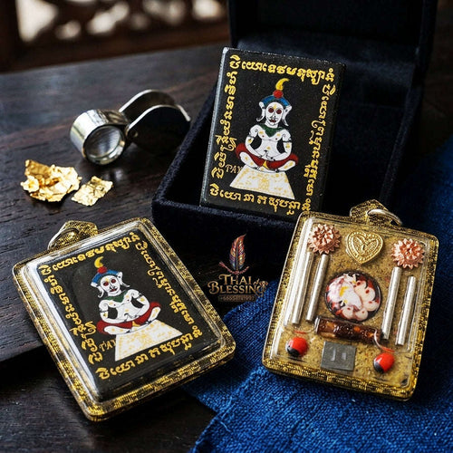 Thai Amulet Maha Saneh & Love Attraction Large-Format Ngang Locket Edition Phra Ajarn Tet Rang Si Wat San Ma Kiang Chiang Mai Thai Blessing Co By RURUECHA