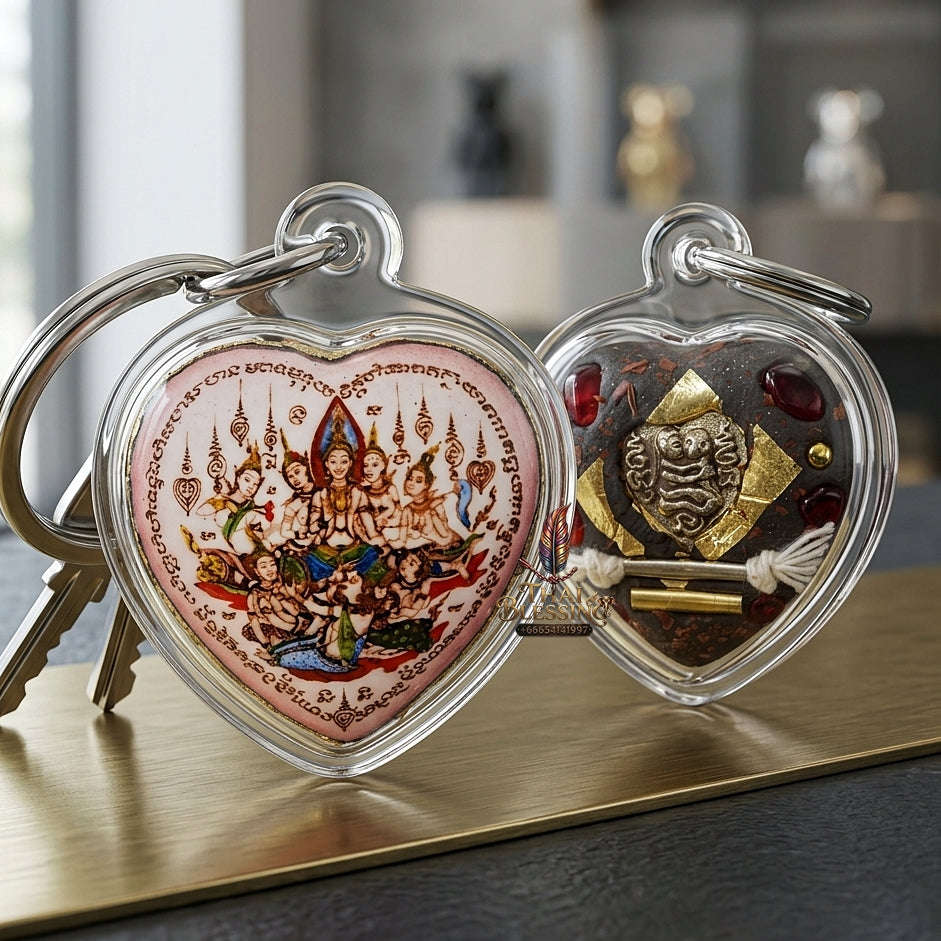 Thai Amulet Maha Saneh & Metta Maha Niyom 7 Nari Phan Lak Locket Masterpiece Edition Luang Pho Khoen Wat Khlong Buri Sa Kaeo Thai Blessing Co By RURUECHA