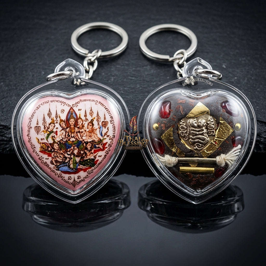 Thai Amulet Maha Saneh & Metta Maha Niyom 7 Nari Phan Lak Locket Masterpiece Edition Luang Pho Khoen Wat Khlong Buri Sa Kaeo Thai Blessing Co By RURUECHA