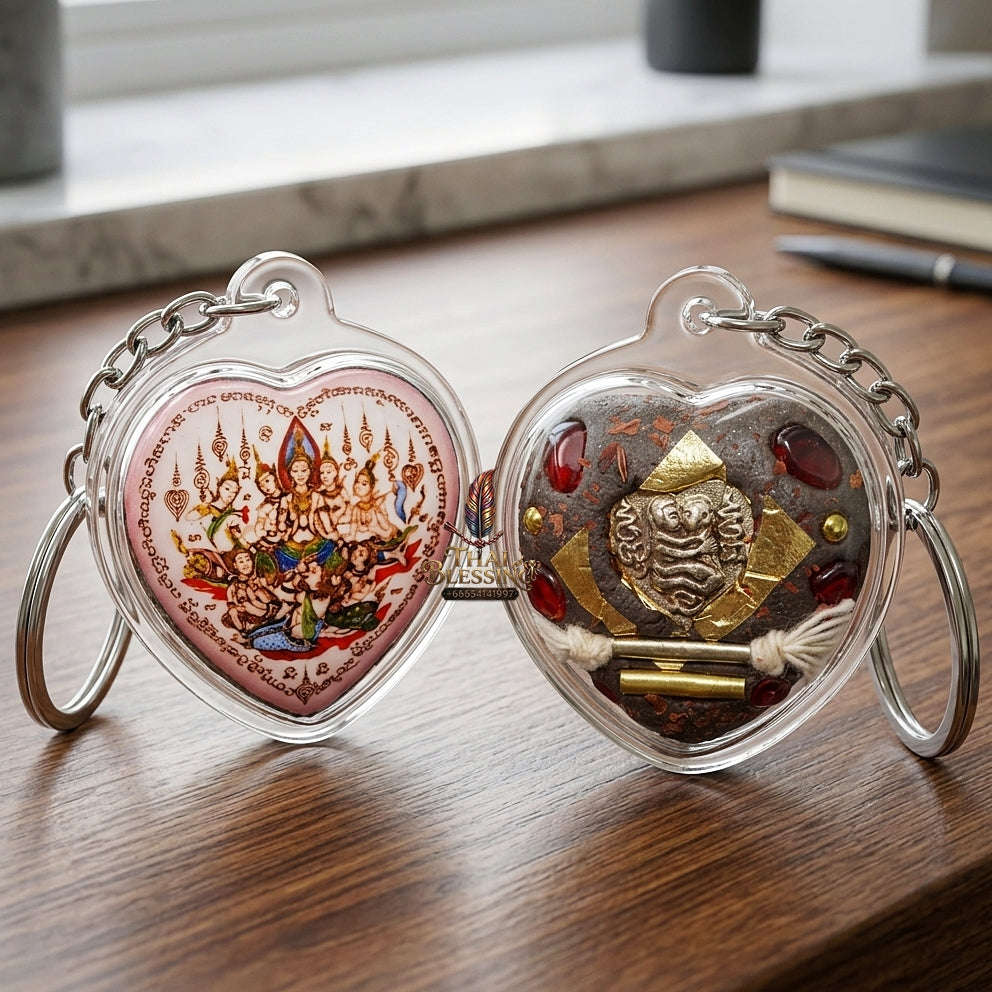 Thai Amulet Maha Saneh & Metta Maha Niyom 7 Nari Phan Lak Locket Masterpiece Edition Luang Pho Khoen Wat Khlong Buri Sa Kaeo Thai Blessing Co By RURUECHA