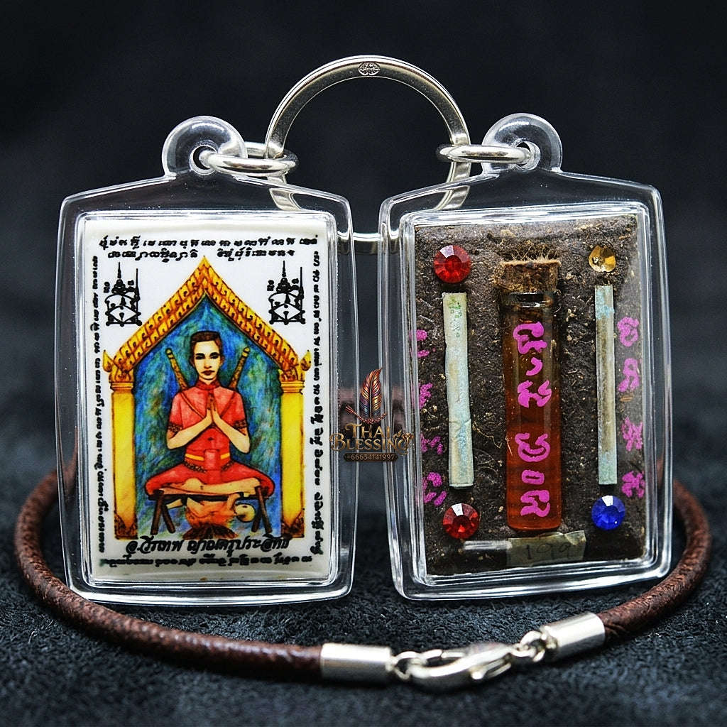 Thai Amulet Maha Saneh & Metta Maha Niyom Khunphaen Phrai Kumarn Standard Locket Edition Ajarn Wirathep Nankru Prasit Thai Blessing Co By RURUECHA