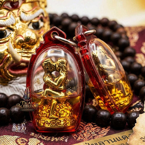 Thai Amulet Maha Saneh & Metta Maha Niyom Phaya In Khamluang Oil-Immersed Brass Masterpiece Edition Ajarn Nan Daeng San Pa Tong Thai Blessing Co By RURUECHA