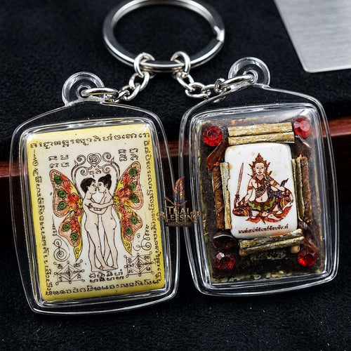 Thai Amulet Maha Saneh & Metta Maha Niyom Ultimate Charm Curio 2013 Sovereign Inn Khu Nang Long Ong Kru Large Locket Luang Pu In Wat Nong Mek Thai Blessing Co By RURUECHA