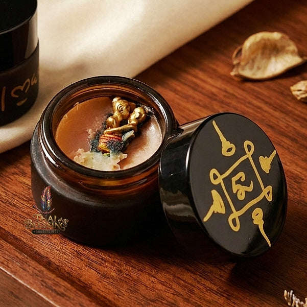 Thai Amulet Maha Saneh & Metta Maha Niyom Ultimate Charm Curio — 2013 Sovereign Mae Inn Kaeo Wax Sacred Herb & Occult Oil Matrix Khru Ba Phon Wat Pu Ho Thai Blessing Co By RURUECHA