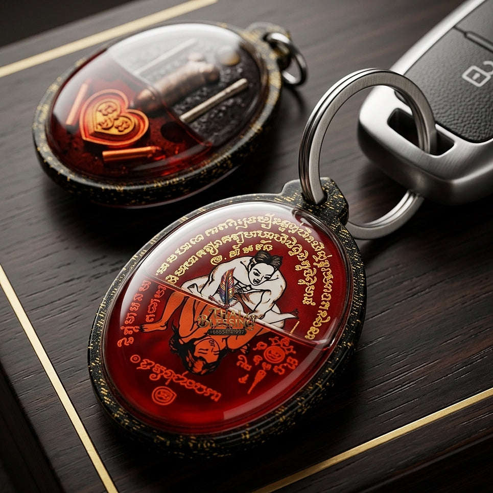 Thai Amulet Maha Saneh & Metta Maha Niyom Ultimate Charm Curio — 2018 Sovereign Inn Khu Sakod Kam Locket Thai Blessing Co By RURUECHA