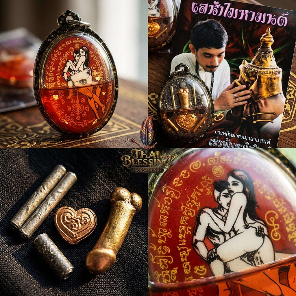 Thai Amulet Maha Saneh & Metta Maha Niyom Ultimate Charm Curio — 2018 Sovereign Inn Khu Sakod Kam Locket Thai Blessing Co By RURUECHA