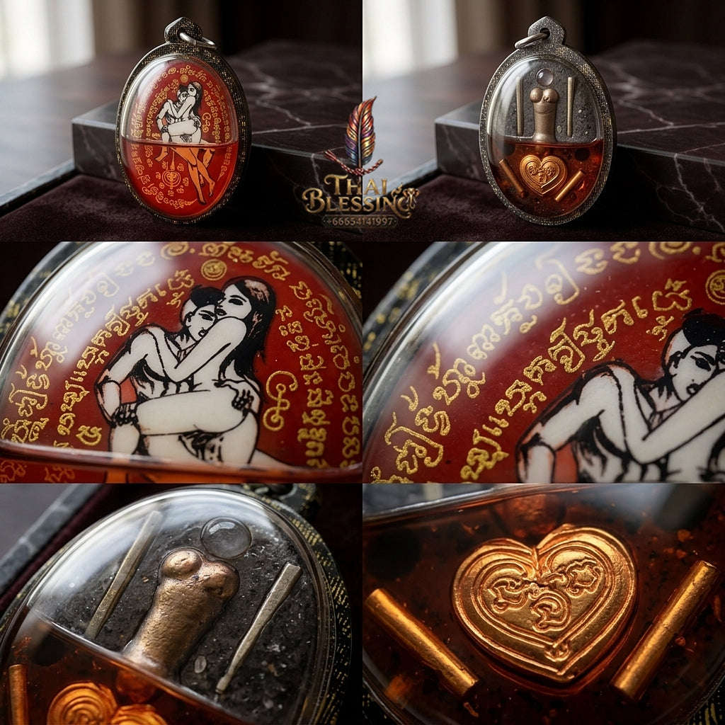 Thai Amulet Maha Saneh & Metta Maha Niyom Ultimate Charm Curio — 2018 Sovereign Inn Khu Sakod Kam Locket Thai Blessing Co By RURUECHA
