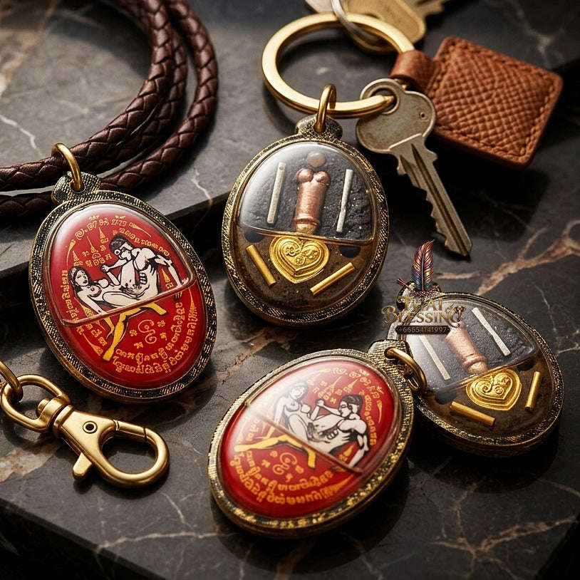 Thai Amulet Maha Saneh & Metta Maha Niyom Ultimate Charm Curio — 2018 Sovereign Inn Khu Sakod Kam Locket Thai Blessing Co By RURUECHA