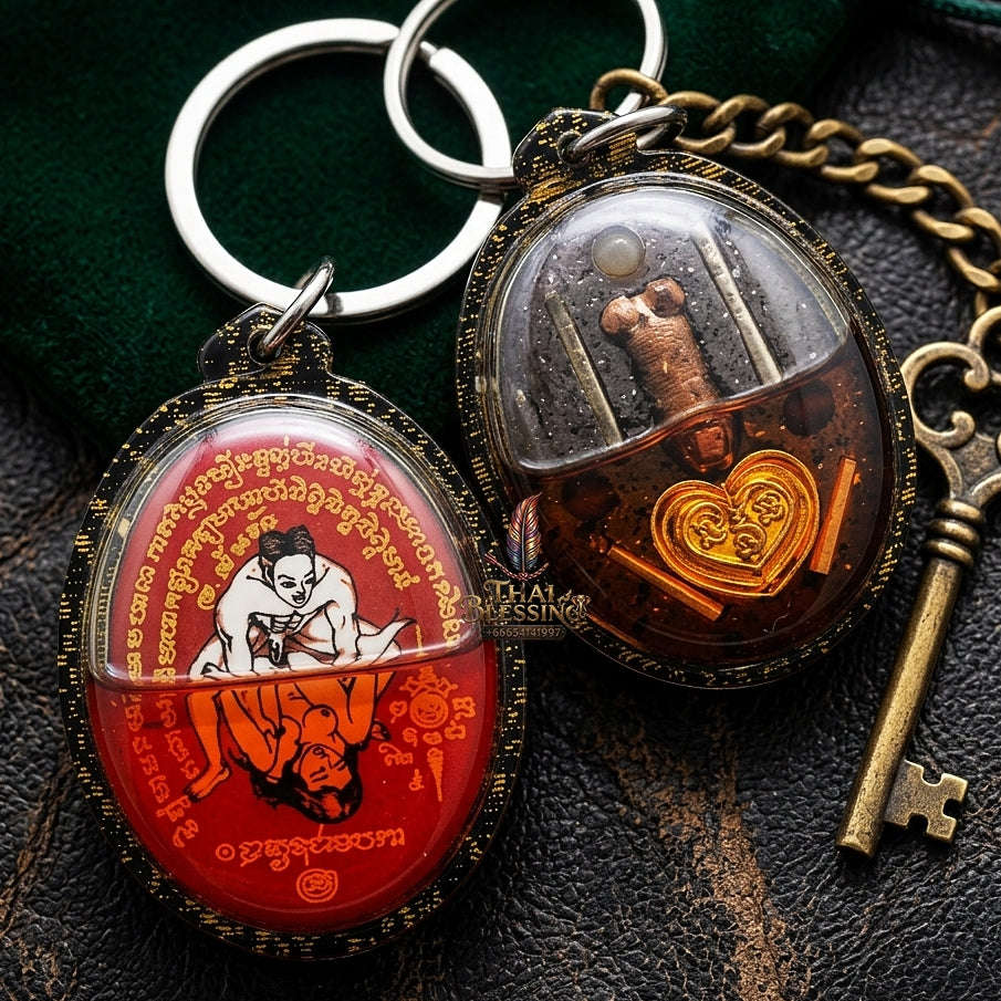 Thai Amulet Maha Saneh & Metta Maha Niyom Ultimate Charm Curio — 2018 Sovereign Inn Khu Sakod Kam Locket Thai Blessing Co By RURUECHA