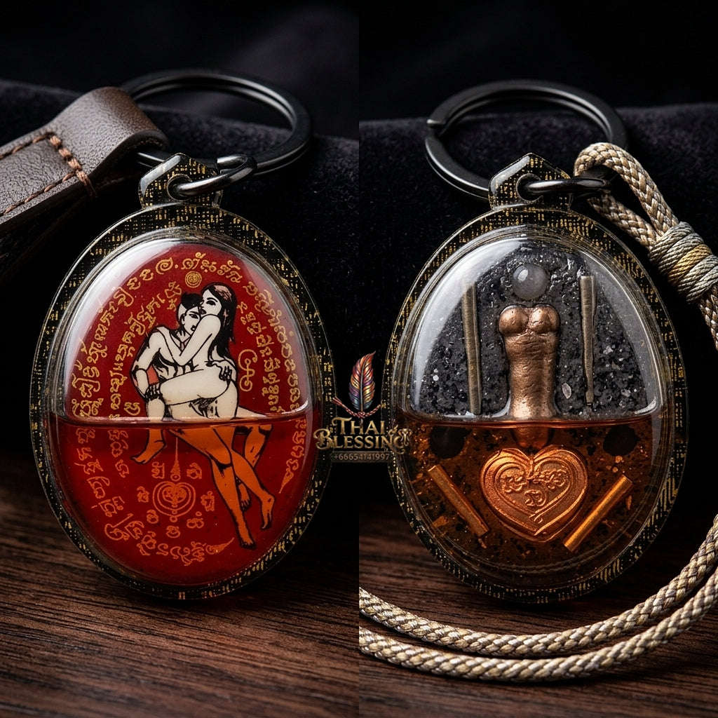 Thai Amulet Maha Saneh & Metta Maha Niyom Ultimate Charm Curio — 2018 Sovereign Inn Khu Sakod Kam Locket Thai Blessing Co By RURUECHA
