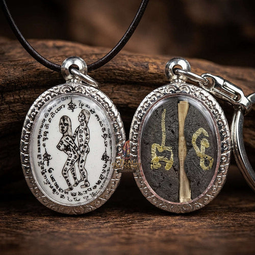 Thai Amulet Maha Saneh & Metta Maha Niyom Ultimate Charm Curio 2023 Sovereign Inn Khu Pa Cha Da Oval Locket Ajarn Phrot Samnak Pu Saneh Koh But Thai Blessing Co By RURUECHA