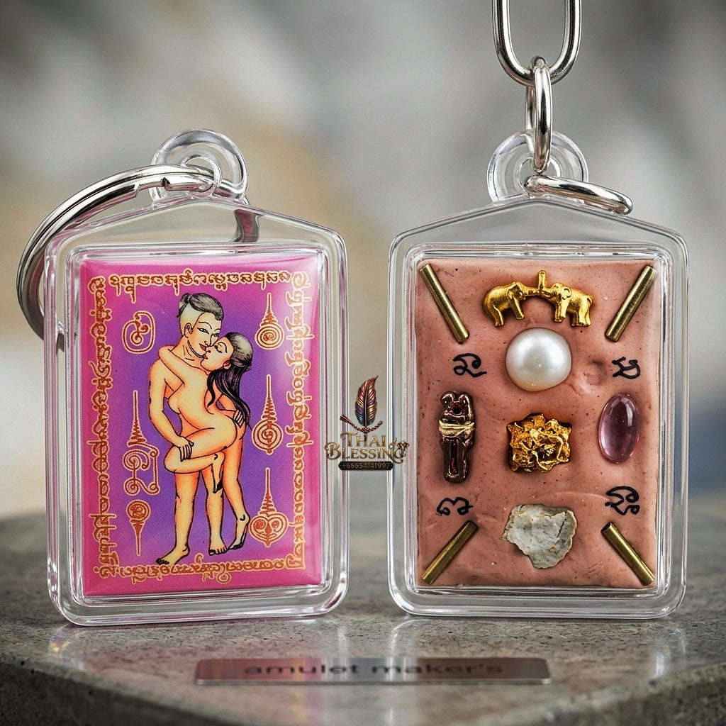 Thai Amulet Maha Saneh & Metta Maha Niyom Ultimate Charm Curio — Sovereign Inn Khu Maha Saneh Locket Masterpiece Edition Sacred Occult Matrix Ajarn Tonrak Sak Yant Thai Blessing Co By RURUECHA