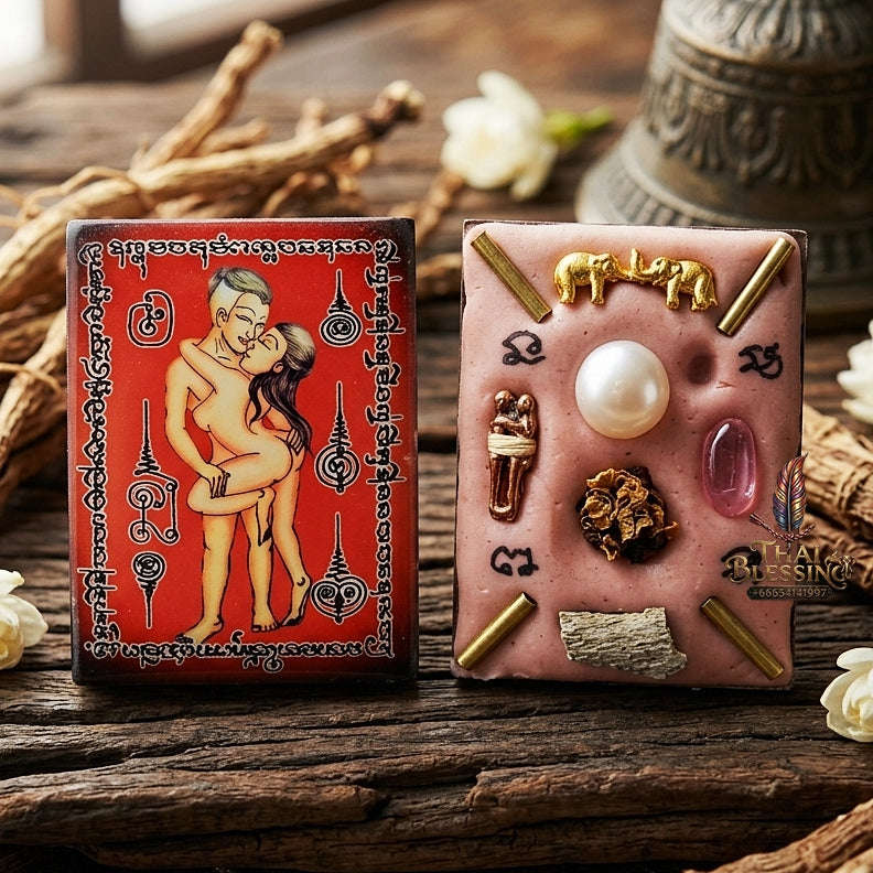 Thai Amulet Maha Saneh & Metta Maha Niyom Ultimate Charm Curio — Sovereign Inn Khu Maha Saneh Locket Masterpiece Edition Sacred Occult Matrix Ajarn Tonrak Sak Yant Thai Blessing Co By RURUECHA