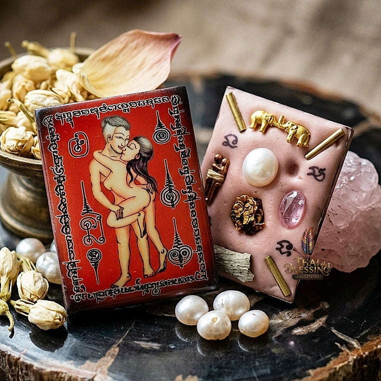 Thai Amulet Maha Saneh & Metta Maha Niyom Ultimate Charm Curio — Sovereign Inn Khu Maha Saneh Locket Masterpiece Edition Sacred Occult Matrix Ajarn Tonrak Sak Yant Thai Blessing Co By RURUECHA