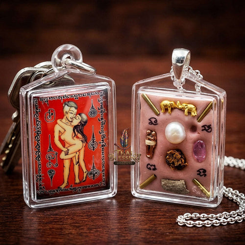 Thai Amulet Maha Saneh & Metta Maha Niyom Ultimate Charm Curio — Sovereign Inn Khu Maha Saneh Locket Masterpiece Edition Sacred Occult Matrix Ajarn Tonrak Sak Yant Thai Blessing Co By RURUECHA