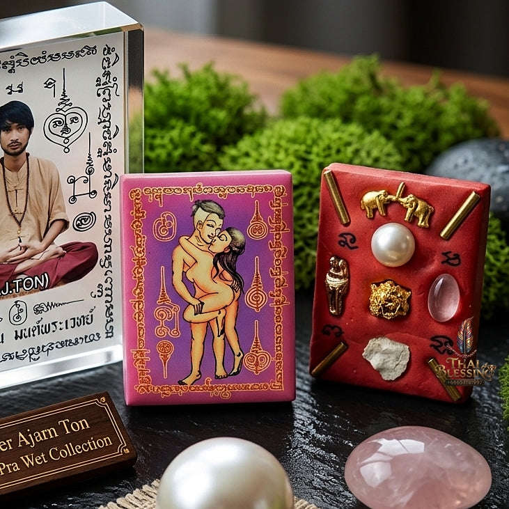 Thai Amulet Maha Saneh & Metta Maha Niyom Ultimate Charm Curio — Sovereign Inn Khu Maha Saneh Locket Masterpiece Edition Sacred Occult Matrix Ajarn Tonrak Sak Yant Thai Blessing Co By RURUECHA