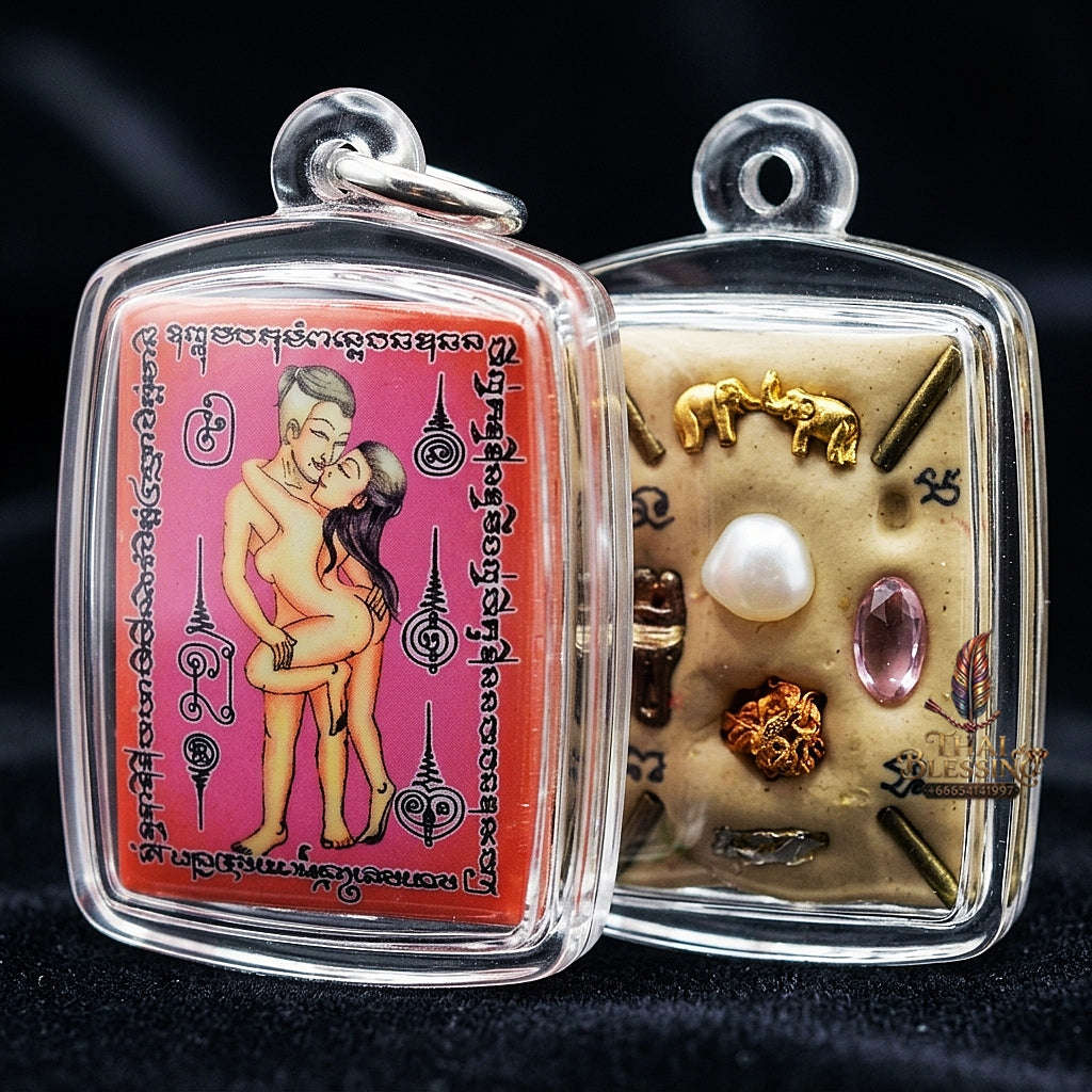 Thai Amulet Maha Saneh & Metta Maha Niyom Ultimate Charm Curio — Sovereign Inn Khu Maha Saneh Locket Masterpiece Edition Sacred Occult Matrix Ajarn Tonrak Sak Yant Thai Blessing Co By RURUECHA