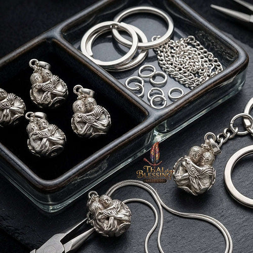 Thai Amulet Maha Saneh & Metta Maha Niyom Ultimate Charm Curio — Sovereign Inn Khu Round Magic Pellet Luang Pu Nen Kaeo Thai Blessing Co By RURUECHA