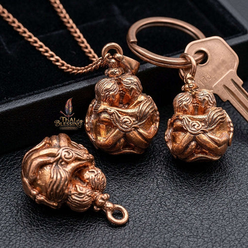 Thai Amulet Maha Saneh & Metta Maha Niyom Ultimate Charm Curio — Sovereign Inn Khu Round Magic Pellet Luang Pu Nen Kaeo Thai Blessing Co By RURUECHA