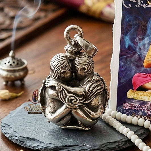 Thai Amulet Maha Saneh & Metta Maha Niyom Ultimate Charm Curio — Sovereign Inn Khu Round Magic Pellet Luang Pu Nen Kaeo Thai Blessing Co By RURUECHA