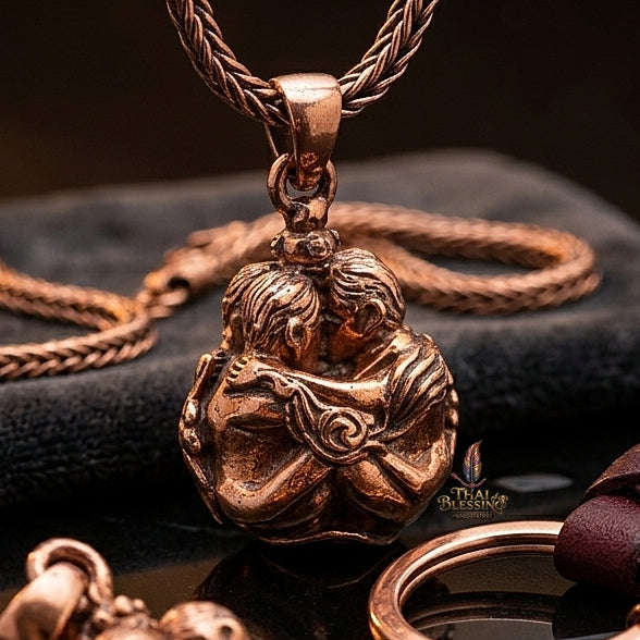 Thai Amulet Maha Saneh & Metta Maha Niyom Ultimate Charm Curio — Sovereign Inn Khu Round Magic Pellet Luang Pu Nen Kaeo Thai Blessing Co By RURUECHA