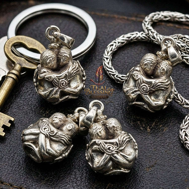 Thai Amulet Maha Saneh & Metta Maha Niyom Ultimate Charm Curio — Sovereign Inn Khu Round Magic Pellet Luang Pu Nen Kaeo Thai Blessing Co By RURUECHA