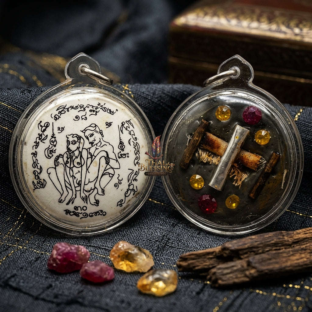 Thai Amulet Maha Saneh & Metta Maha Niyom Ultimate Charm Sovereign Inn Khu Maha Saneh Locket Masterpiece Edition Thai Blessing Co By RURUECHA