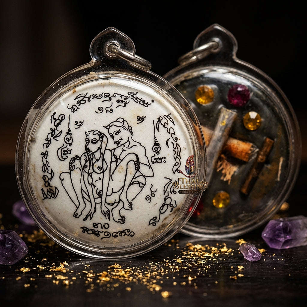 Thai Amulet Maha Saneh & Metta Maha Niyom Ultimate Charm Sovereign Inn Khu Maha Saneh Locket Masterpiece Edition Thai Blessing Co By RURUECHA