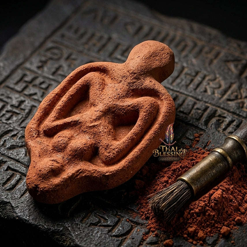 Thai Amulet Maha Saneh, Metta & Protection Ultimate Masterpiece Inn Phong Ya Metta 528 Portable Size Masterpiece Edition Sacred Herb & Charm Powder Matrix Thai Blessing Co By RURUECHA