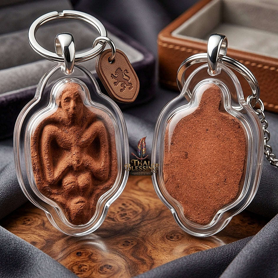 Thai Amulet Maha Saneh, Metta & Protection Ultimate Masterpiece Inn Phong Ya Metta 528 Portable Size Masterpiece Edition Sacred Herb & Charm Powder Matrix Thai Blessing Co By RURUECHA