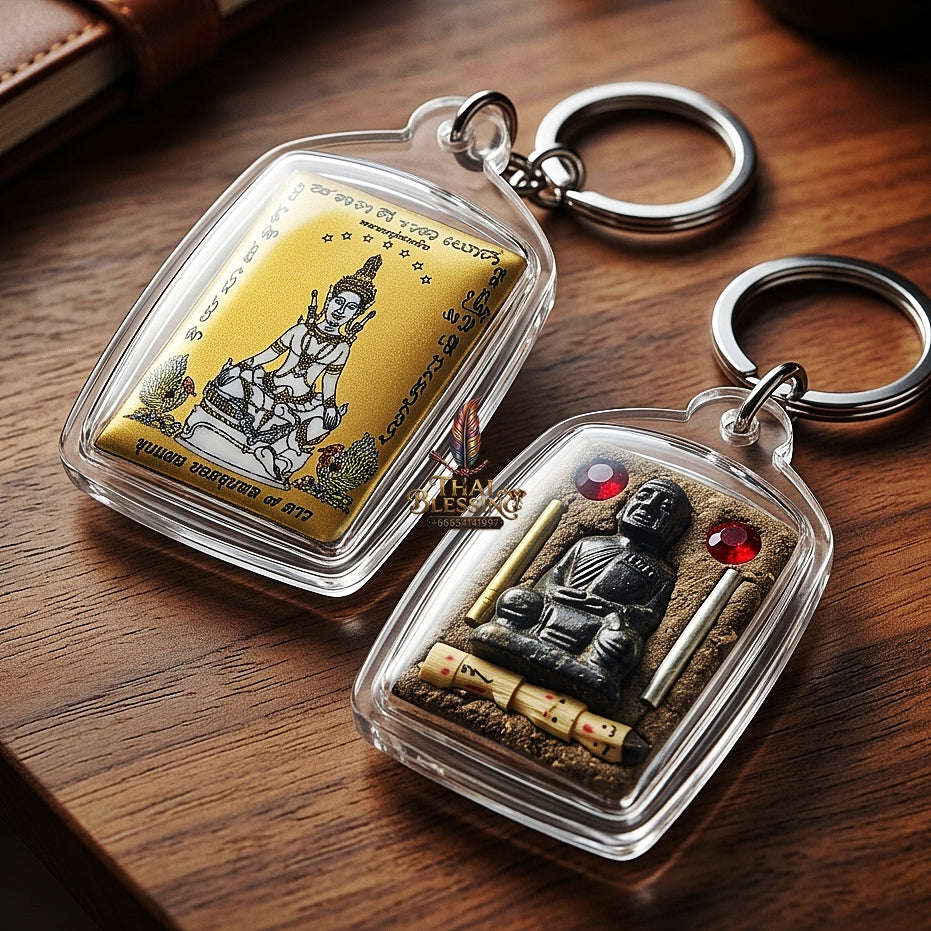 Thai Amulet Maha Saneh, Metta & Spiritual Power Khunphaen Yot Khunphon 7 Dao Locket Edition Khru Ba Kham Peng Samnak Song Makha Ngam Thai Blessing Co By RURUECHA