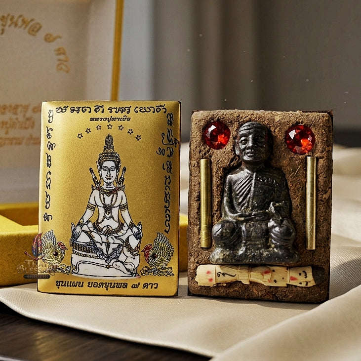 Thai Amulet Maha Saneh, Metta & Spiritual Power Khunphaen Yot Khunphon 7 Dao Locket Edition Khru Ba Kham Peng Samnak Song Makha Ngam Thai Blessing Co By RURUECHA