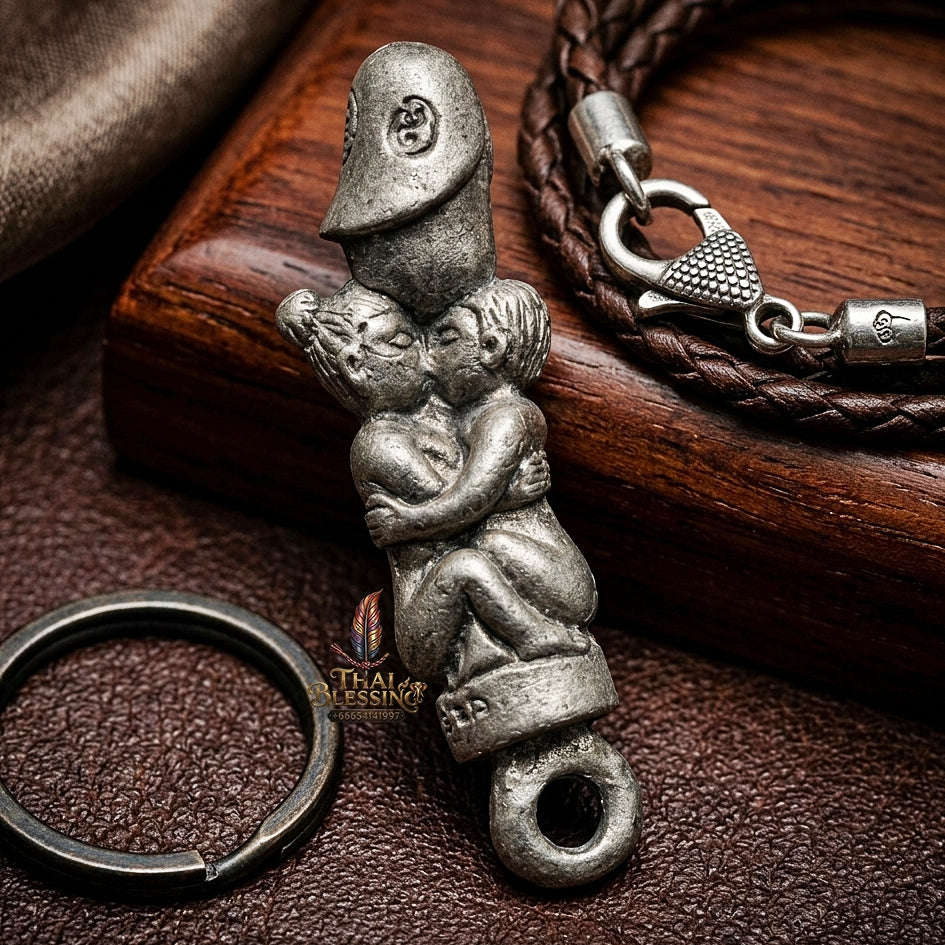Thai Amulet Maha Saneh, Metta & Wealth Palad Khik Inn Khu Airplane Wing Metal Masterpiece Edition Thai Blessing Co By RURUECHA