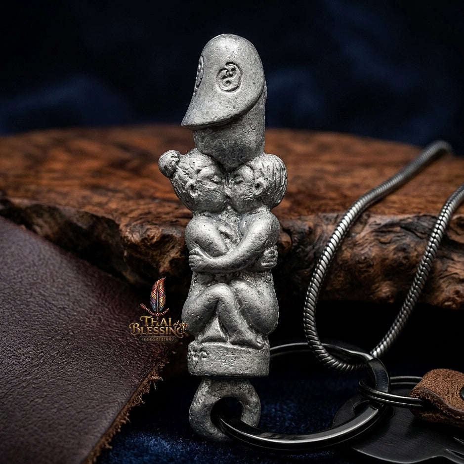 Thai Amulet Maha Saneh, Metta & Wealth Palad Khik Inn Khu Airplane Wing Metal Masterpiece Edition Thai Blessing Co By RURUECHA