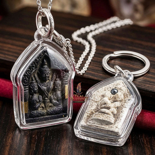Thai Amulet Maha Saneh, Metta & Wealth Ultimate Masterpiece Phra Khunphaen Oum Nang Lang Inn "Setthi 1000 Lan" Thai Blessing Co By RURUECHA