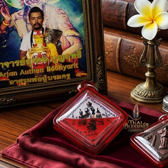 Thai Amulet Maha Saneh, Occult Attraction & Power Ultimate Masterpiece — Sovereign Ngang Locket Master Edition Ajarn Uthen Boonyarit Thai Blessing Co By RURUECHA