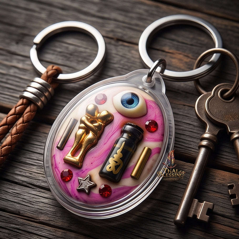Thai Amulet Maha Saneh & Opposite-Sex Attraction Thep Sam Nang Oval Locket Edition Achan Wira Thep Yan Khru Pra Sit Thai Blessing Co By RURUECHA