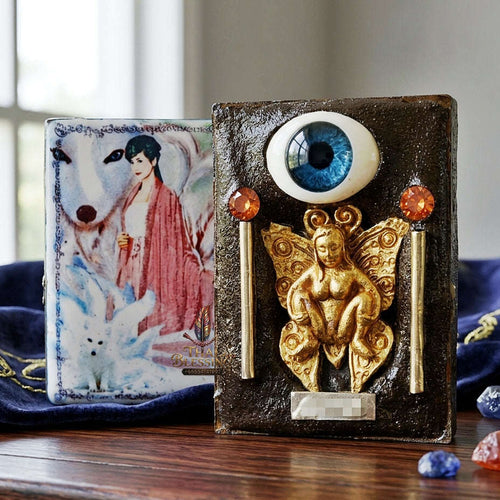 Thai Amulet Maha Saneh & Romantic Attraction Large-Format Nine-Tailed Fox Locket Edition Luang Pu In Thai Blessing Co By RURUECHA