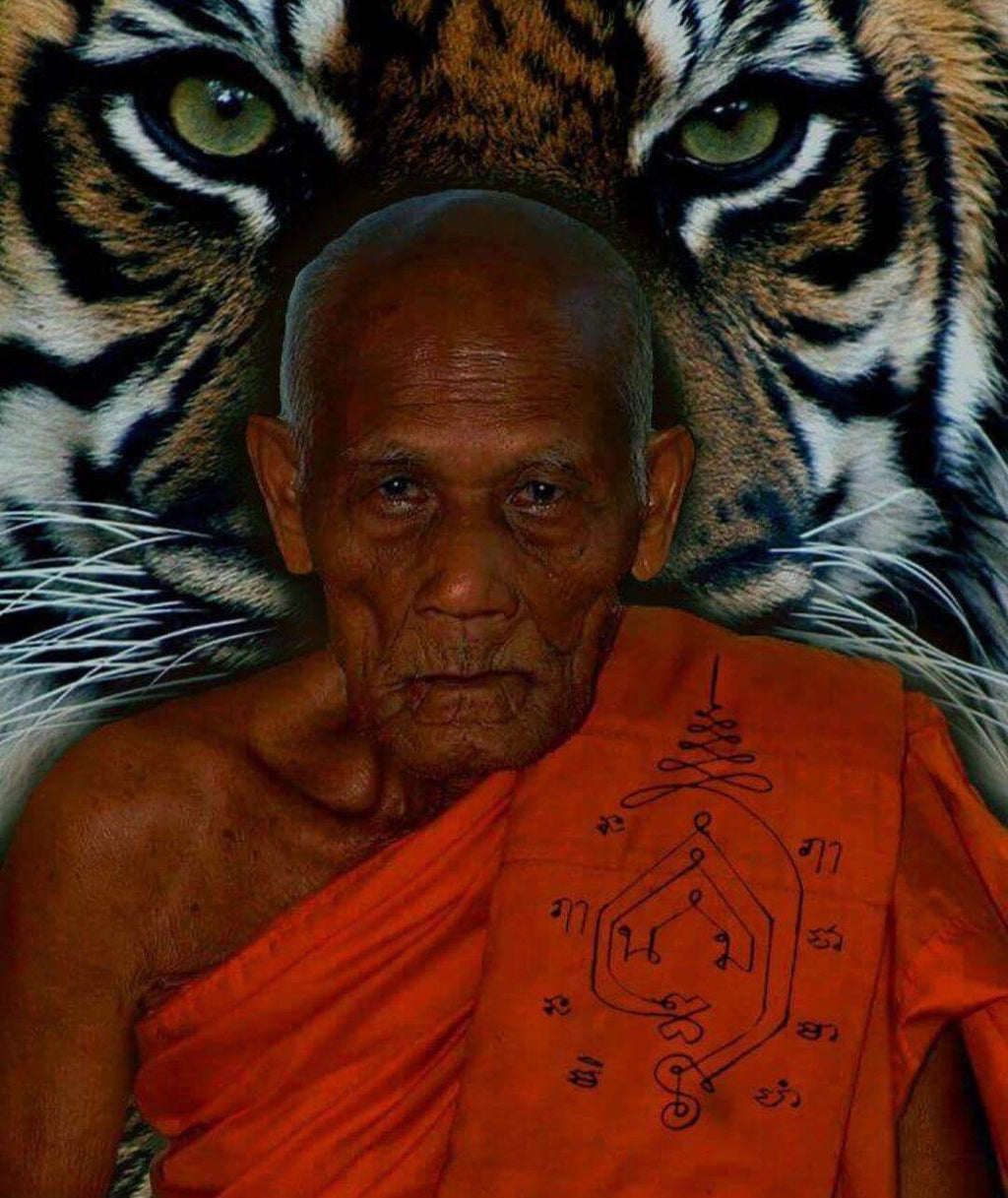 Phra Med Khao Amulet for Wealth - Authentic Thai Prosperity Charm