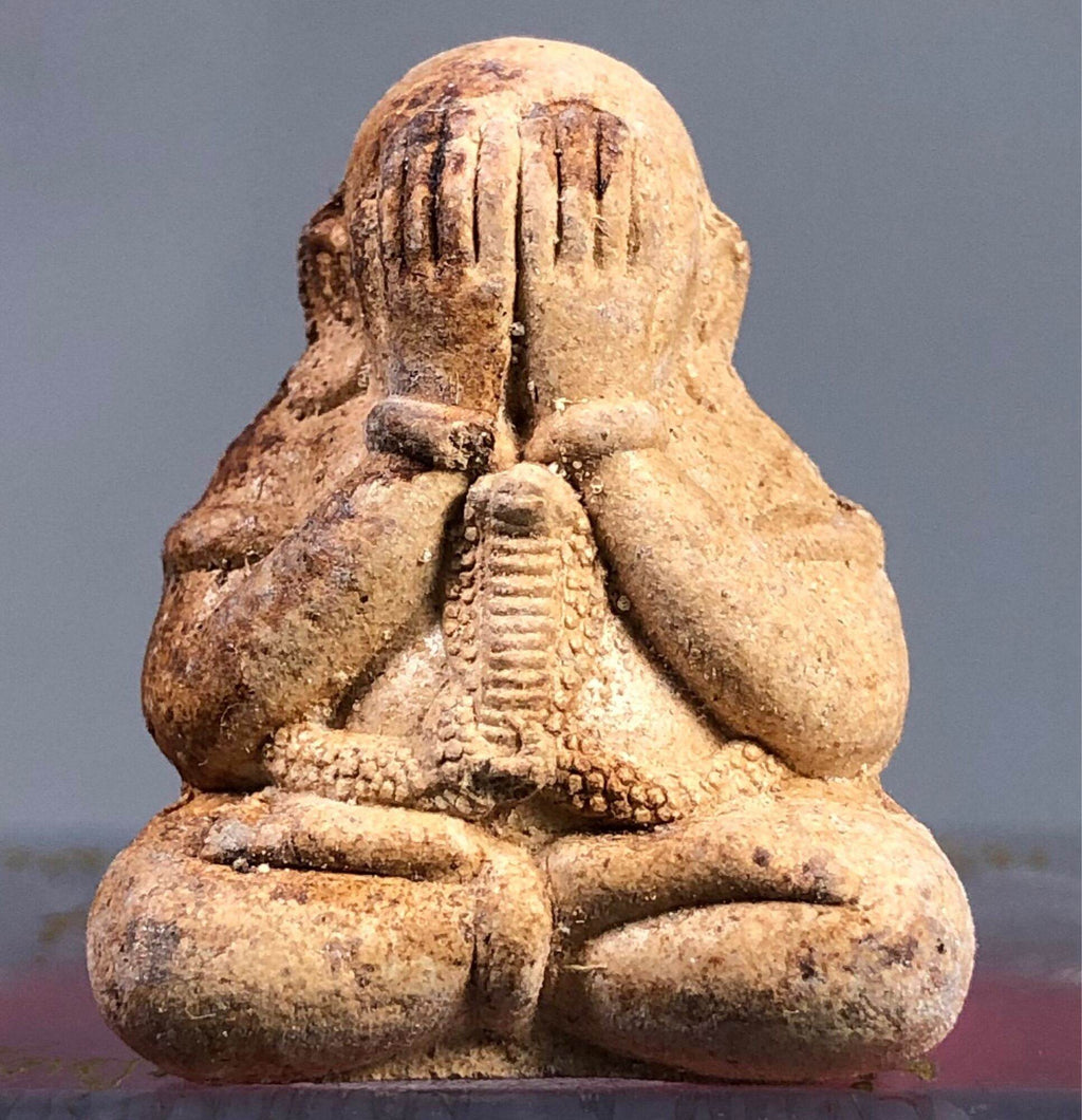 Phra Phidta Maha Mongkol Amulet for Wealth by Luang Phor Kloi Anomo - Blessings and Prosperity Default Title