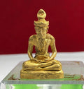 Phu Ruesi Amulet for Protection - Mongkol Baramee Khao O Edition, Authentic Luck Amulet ทองระฆัง