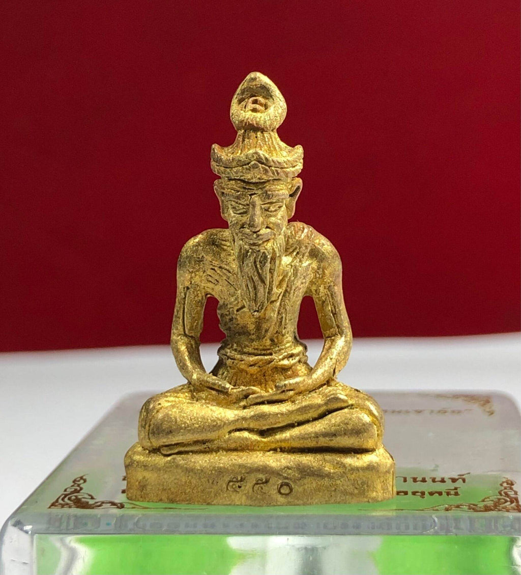 Phu Ruesi Amulet for Protection - Mongkol Baramee Khao O Edition, Authentic Luck Amulet